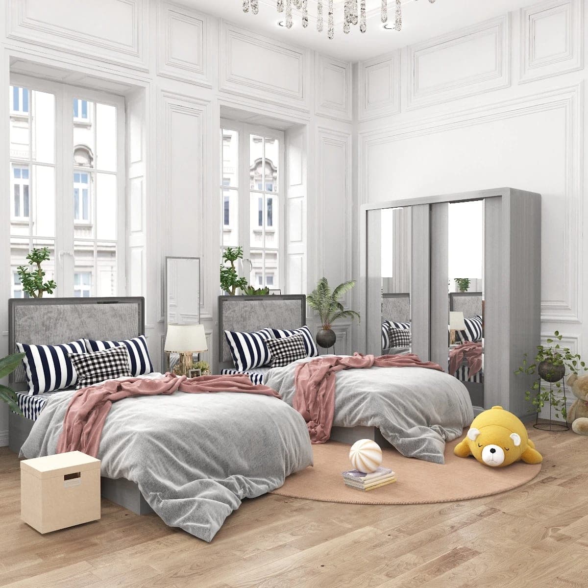 غرفة نوم اطفال باربي - view 1